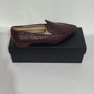 Faux Crocodile Flats